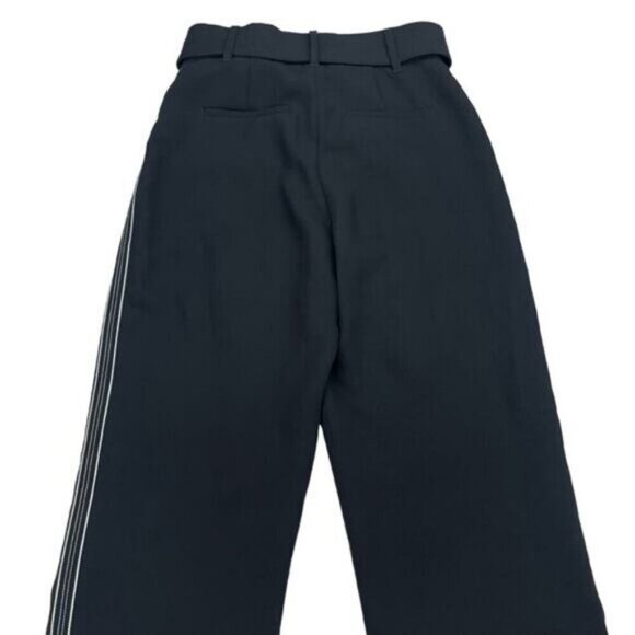 Aritzia Wilfred Jallade Tie Front Side Stripe Pant Crepe Size 0 - Picture 9 of 9